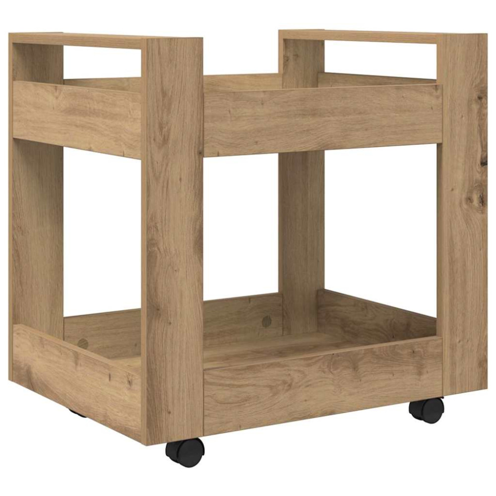 Produktbild för Bordsvagn Artisan Ek 60 x 45 x 60 cm Konstruerat trä