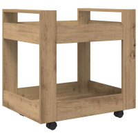Produktbild för Bordsvagn Artisan Ek 60 x 45 x 60 cm Konstruerat trä