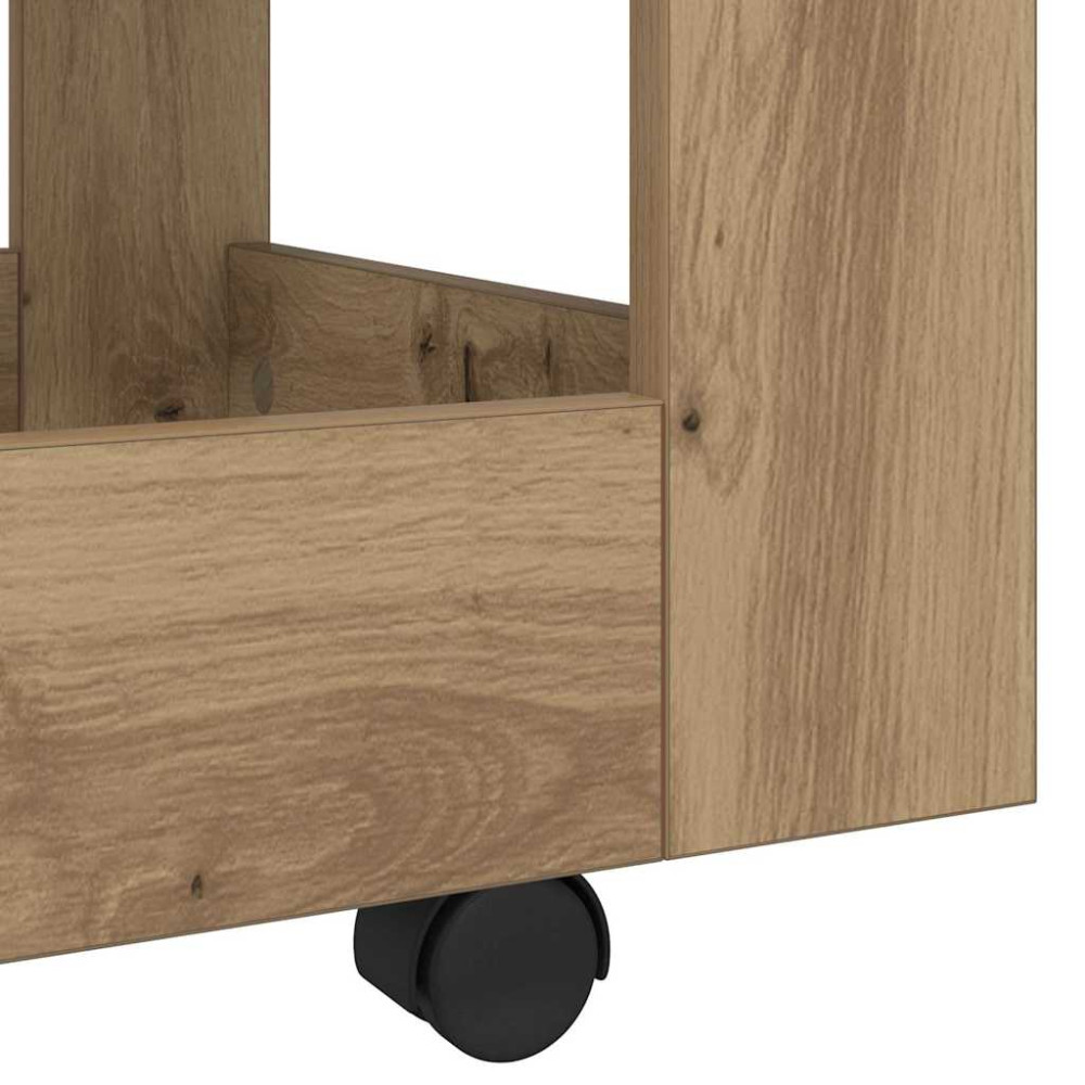 Produktbild för Bordsvagn Artisan Ek 60 x 45 x 60 cm Konstruerat trä