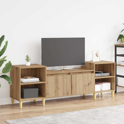 vidaXL TV-skåp 160 x 35 x 55 cm Artisan Ek Konstruerat trä