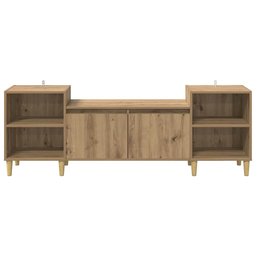 Produktbild för TV-skåp 160 x 35 x 55 cm Artisan Ek Konstruerat trä