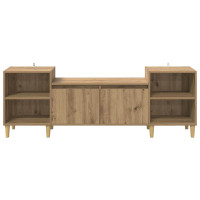 Produktbild för TV-skåp 160 x 35 x 55 cm Artisan Ek Konstruerat trä