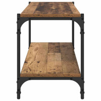 Produktbild för TV-skåp Gammalt trä 100x33x41cm Konstruerat trä och järn