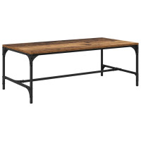 Produktbild för Kaffeebord Gammalt trä 100 x 50 x 35 cm Konstruerat trä