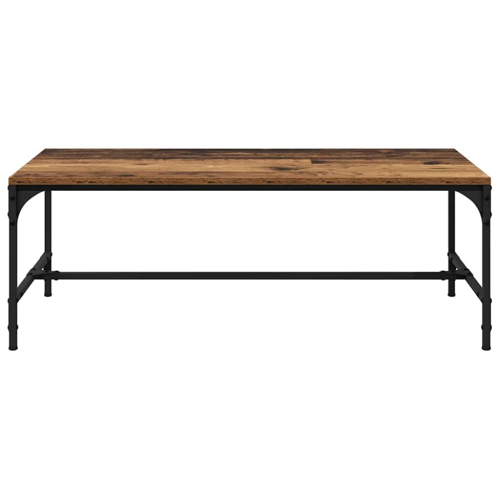 Produktbild för Kaffeebord Gammalt trä 100 x 50 x 35 cm Konstruerat trä