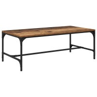 Produktbild för Kaffeebord Gammalt trä 100 x 50 x 35 cm Konstruerat trä
