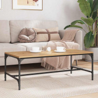 Produktbild för Kaffeebord Artisan Ek 100 x 50 x 35 cm Konstruerat trä