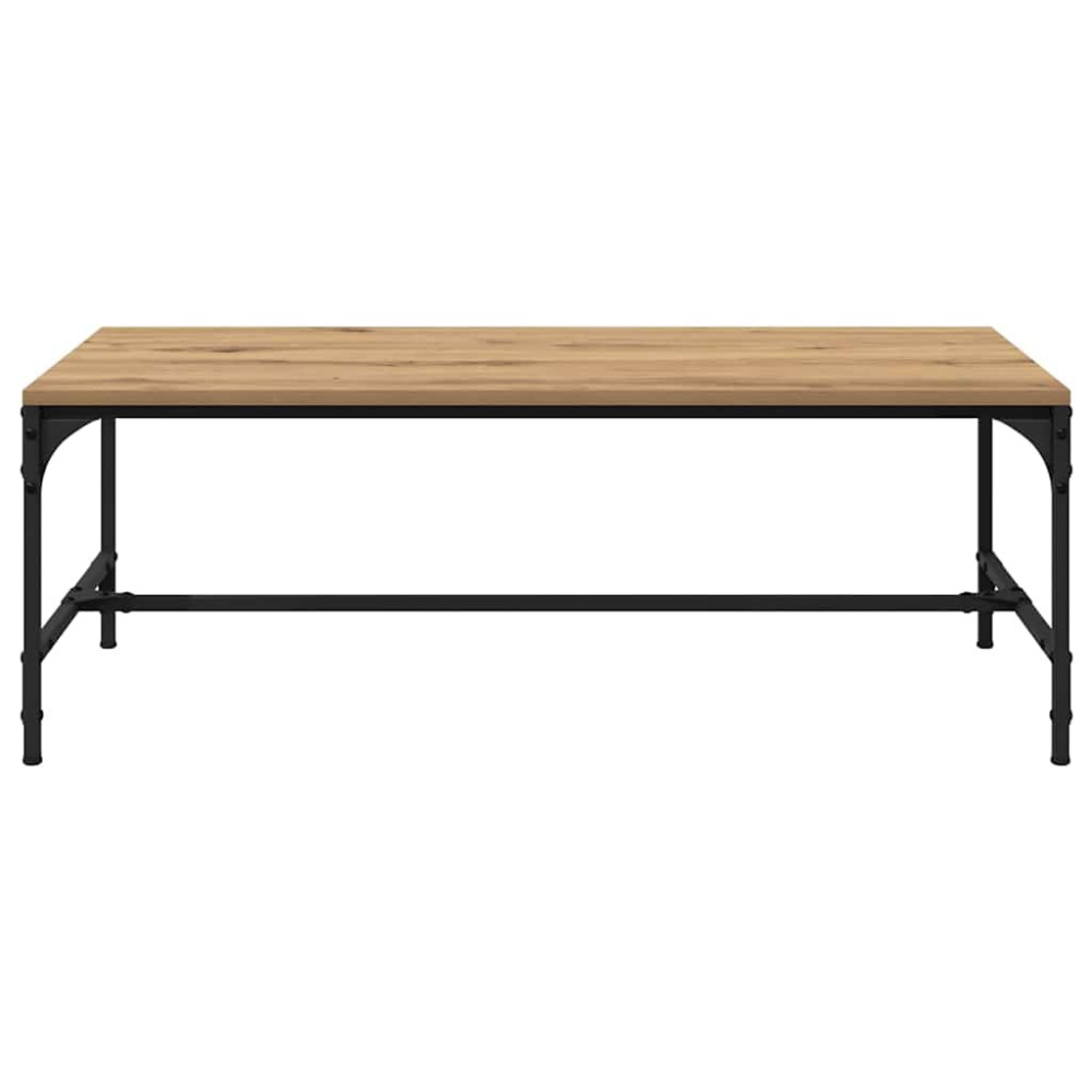 Produktbild för Kaffeebord Artisan Ek 100 x 50 x 35 cm Konstruerat trä