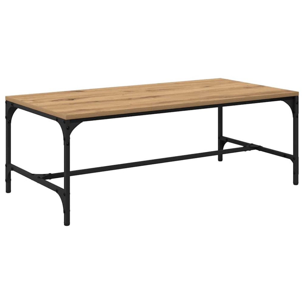 Produktbild för Kaffeebord Artisan Ek 100 x 50 x 35 cm Konstruerat trä
