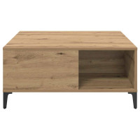Produktbild för Kaffeebord Artisan Ek 80 x 80 x 36,5 cm Konstruerat trä
