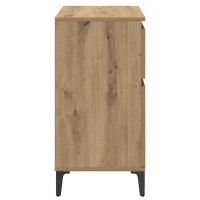 Produktbild för Sideboard Artisan Ek 60 x 35 x 70 cm Konstruerat trä och järn