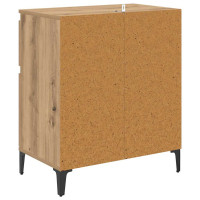 Produktbild för Sideboard Artisan Ek 60 x 35 x 70 cm Konstruerat trä och järn