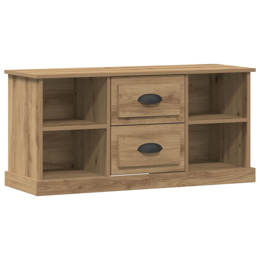 Produktbild för TV-skåp 99,5 x 35,5 x 48 cm Artisan Ek Konstruerat trä