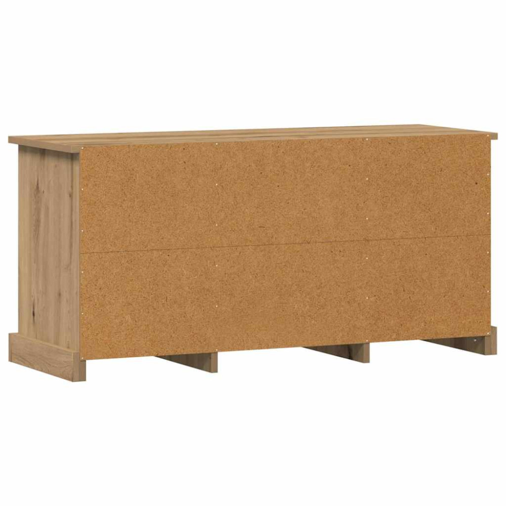 Produktbild för TV-skåp 99,5 x 35,5 x 48 cm Artisan Ek Konstruerat trä