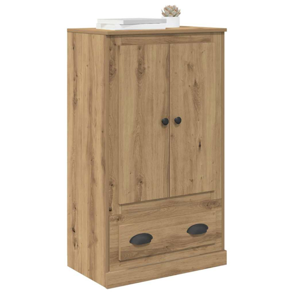 Produktbild för Skåp med låda Artisan Ek 60 x 35,5 x 103,5 cm Konstruerat trä