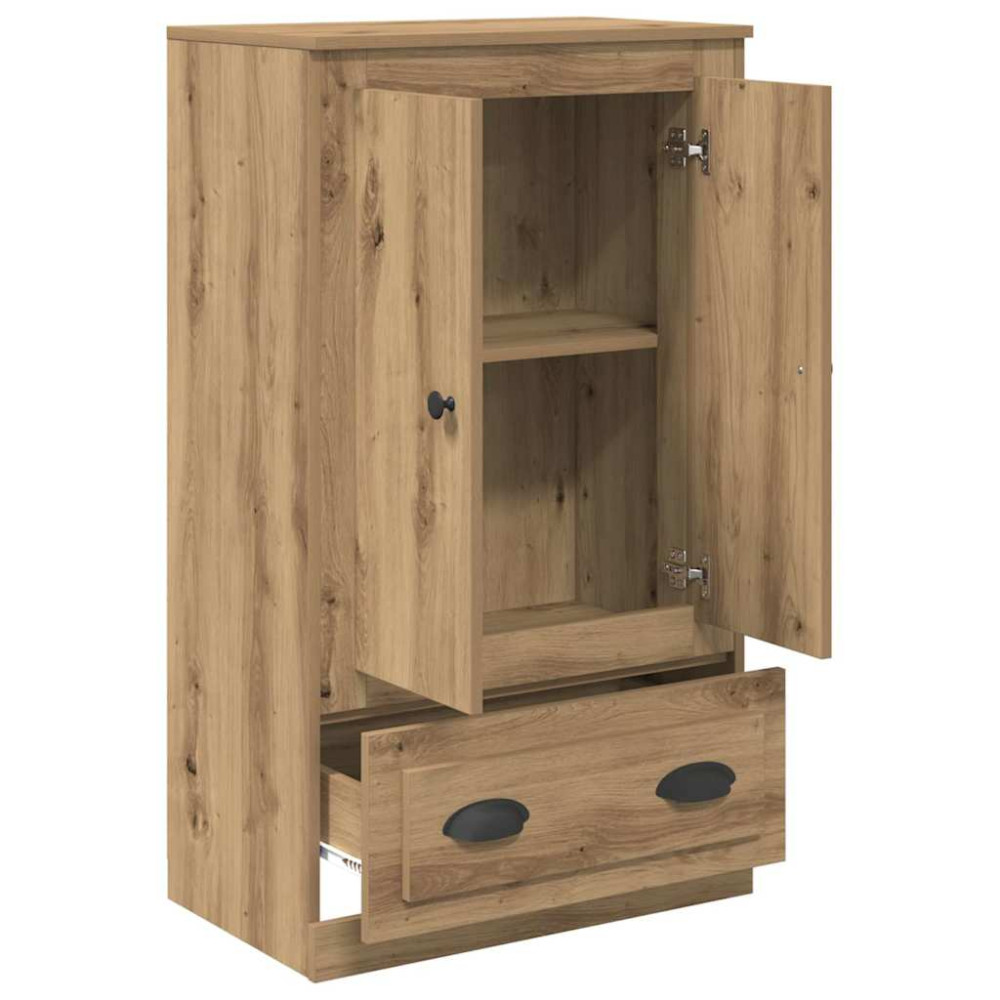 Produktbild för Skåp med låda Artisan Ek 60 x 35,5 x 103,5 cm Konstruerat trä