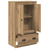 Produktbild för Skåp med låda Artisan Ek 60 x 35,5 x 103,5 cm Konstruerat trä