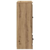 Produktbild för Skåp med låda Artisan Ek 60 x 35,5 x 103,5 cm Konstruerat trä