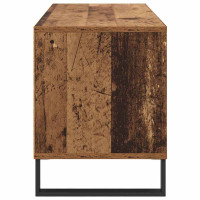 Produktbild för TV-skåp med låda Gammalt trä 100 x 34,5 x 44,5 cm