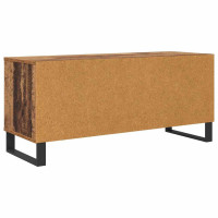 Produktbild för TV-skåp med låda Gammalt trä 100 x 34,5 x 44,5 cm