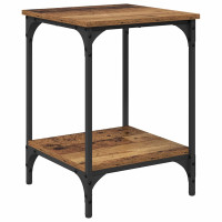 Produktbild för Kaffeebord Gammalt trä 40 x 40 x 55 cm Konstruerat trä