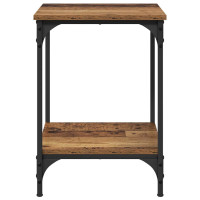 Produktbild för Kaffeebord Gammalt trä 40 x 40 x 55 cm Konstruerat trä
