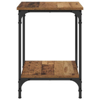 Produktbild för Kaffeebord Gammalt trä 40 x 40 x 55 cm Konstruerat trä