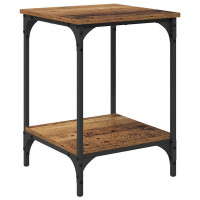 Produktbild för Kaffeebord Gammalt trä 40 x 40 x 55 cm Konstruerat trä