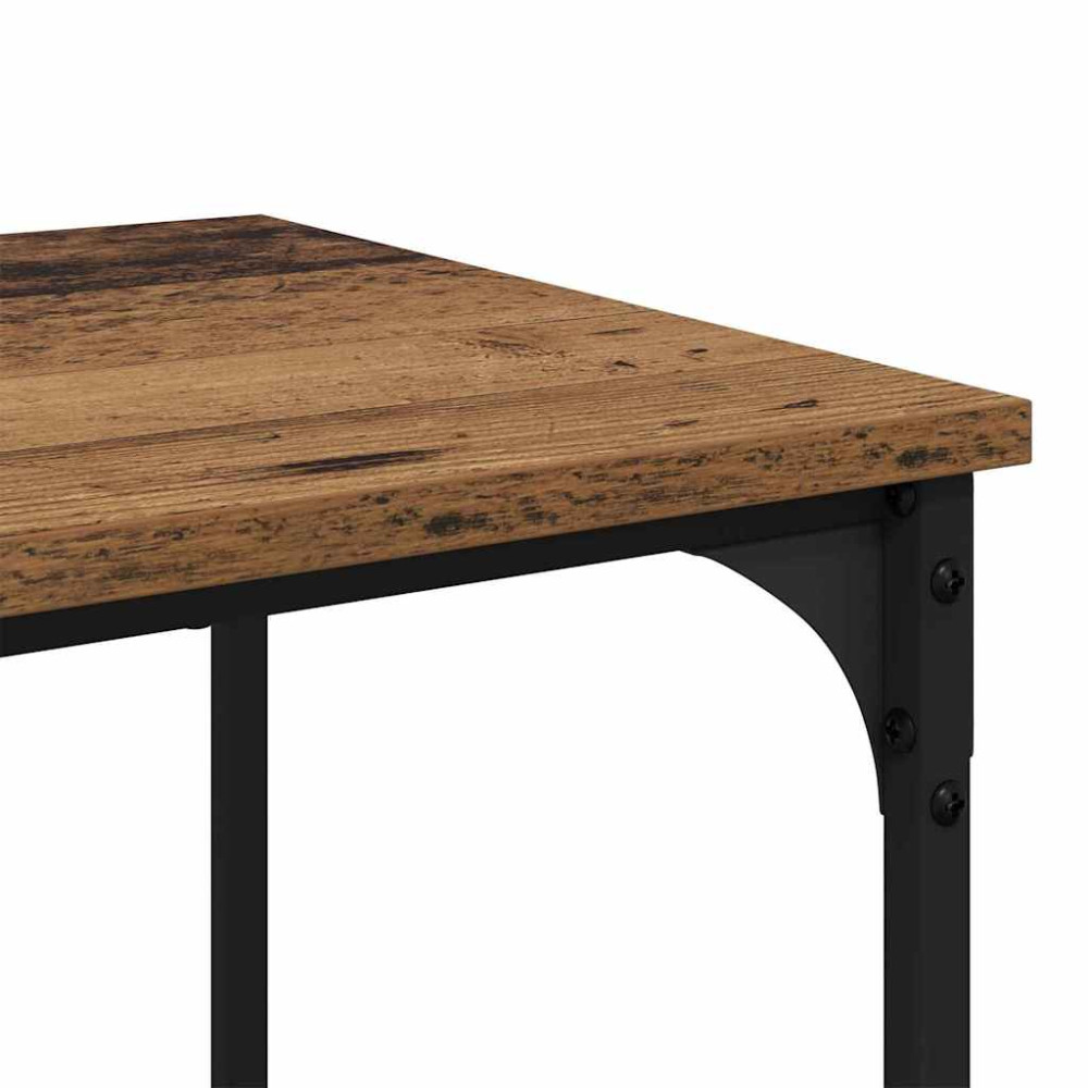 Produktbild för Kaffeebord Gammalt trä 40 x 40 x 55 cm Konstruerat trä
