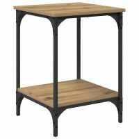 Produktbild för Kaffeebord Artisan Ek 40 x 40 x 55 cm Konstruerat trä