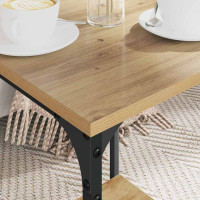 Produktbild för Kaffeebord Artisan Ek 40 x 40 x 55 cm Konstruerat trä