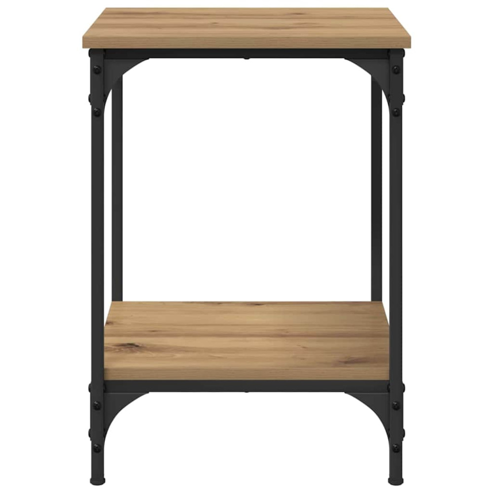 Produktbild för Kaffeebord Artisan Ek 40 x 40 x 55 cm Konstruerat trä
