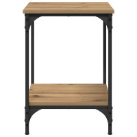 Produktbild för Kaffeebord Artisan Ek 40 x 40 x 55 cm Konstruerat trä