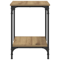 Produktbild för Kaffeebord Artisan Ek 40 x 40 x 55 cm Konstruerat trä