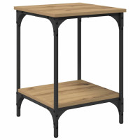 Produktbild för Kaffeebord Artisan Ek 40 x 40 x 55 cm Konstruerat trä