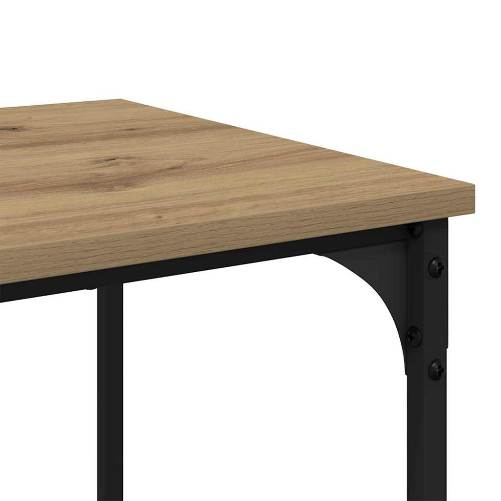 Produktbild för Kaffeebord Artisan Ek 40 x 40 x 55 cm Konstruerat trä