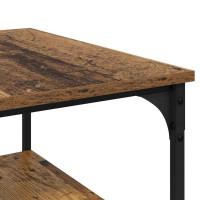 Produktbild för Kaffeebord Gammalt trä 55 x 55 x 40 cm Konstruerat trä