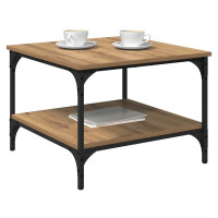 Produktbild för Kaffeebord Artisan Ek 55 x 55 x 40 cm Konstruerat trä