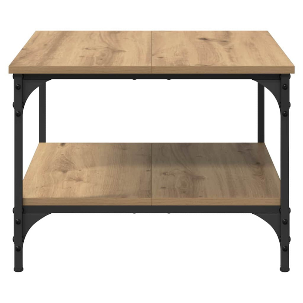 Produktbild för Kaffeebord Artisan Ek 55 x 55 x 40 cm Konstruerat trä