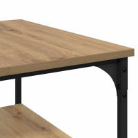 Produktbild för Kaffeebord Artisan Ek 55 x 55 x 40 cm Konstruerat trä