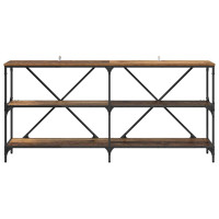 Produktbild för Konsolbord Gammalt trä 160 x 30 x 75 cm Konstruerat trä