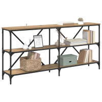 Produktbild för Konsolbord Artisan Ek 160 x 30 x 75 cm Konstruerat trä