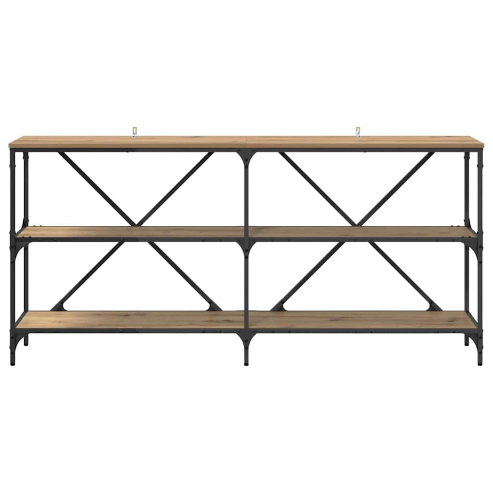 Produktbild för Konsolbord Artisan Ek 160 x 30 x 75 cm Konstruerat trä