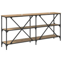 Produktbild för Konsolbord Artisan Ek 160 x 30 x 75 cm Konstruerat trä