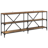 Produktbild för Konsolbord Gammalt trä 180 x 30 x 75 cm Konstruerat trä