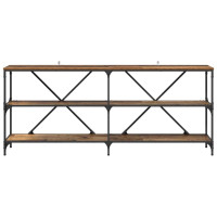 Produktbild för Konsolbord Gammalt trä 180 x 30 x 75 cm Konstruerat trä