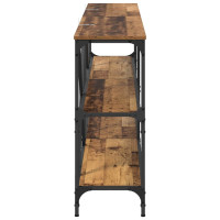 Produktbild för Konsolbord Gammalt trä 180 x 30 x 75 cm Konstruerat trä