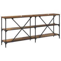 Produktbild för Konsolbord Gammalt trä 180 x 30 x 75 cm Konstruerat trä