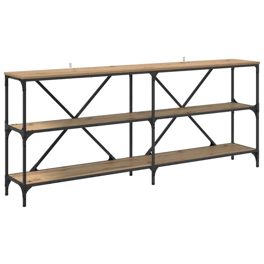 Produktbild för Konsolbord Artisan Ek 180 x 30 x 75 cm Konstruerat trä