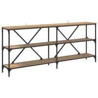 Produktbild för Konsolbord Artisan Ek 180 x 30 x 75 cm Konstruerat trä